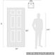 Smyth 3 Light 12 inch White Gold Semi-flush Ceiling Light in Clear Glass, Convertible
