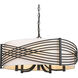 Zara 5 Light 25.63 inch Matte Black Chandelier Ceiling Light