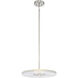 Luminwood 1 Light 16 inch Polished Nickel Pendant Ceiling Light