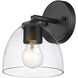 Roxie 1 Light 6.25 inch Matte Black Wall Sconce Wall Light