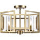 Marco 4 Light 16 inch Matte Black Flush Mount Ceiling Light