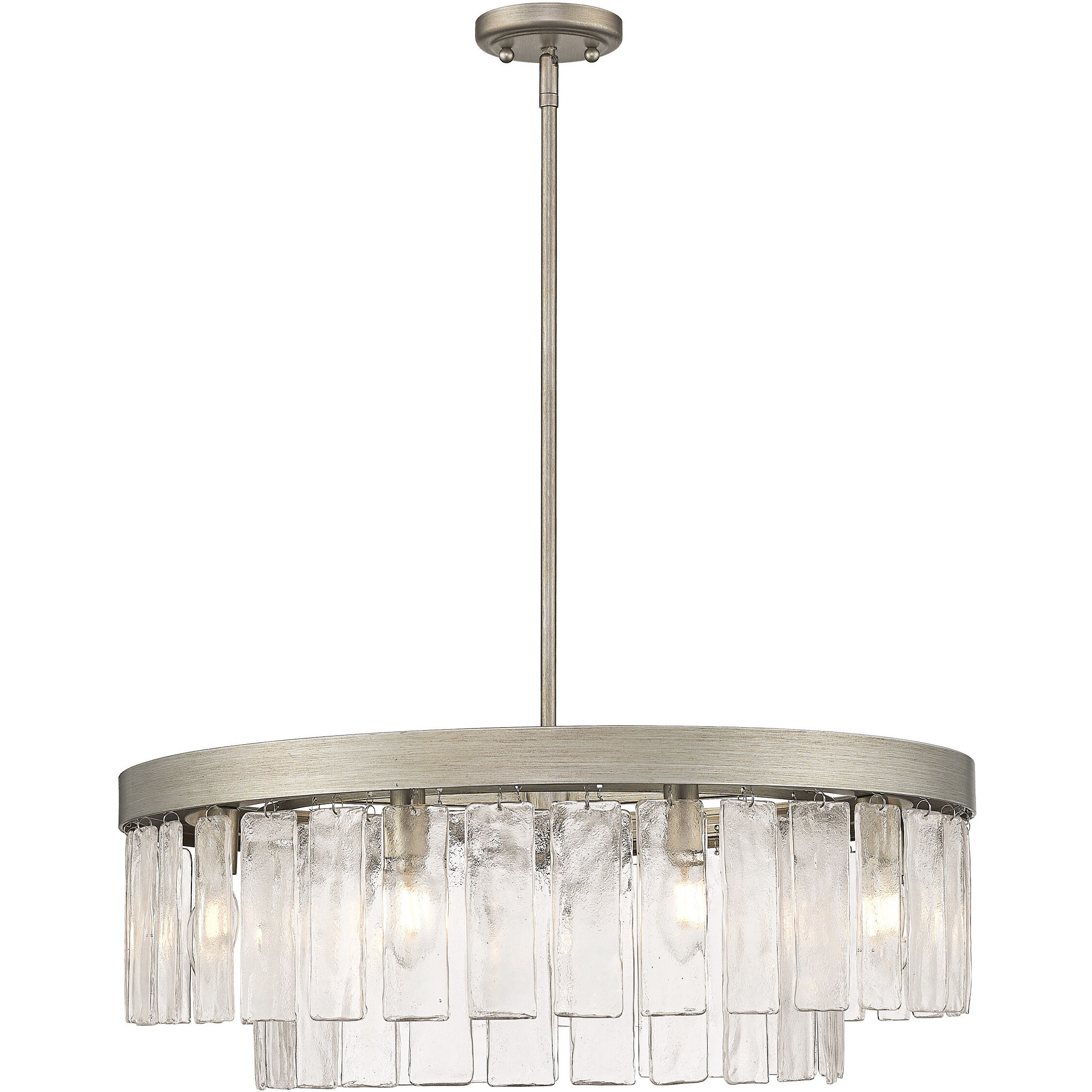 Ciara 9 Light 27 inch Peruvian Silver Chandelier Ceiling Light