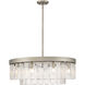 Ciara 9 Light 27 inch Peruvian Silver Chandelier Ceiling Light