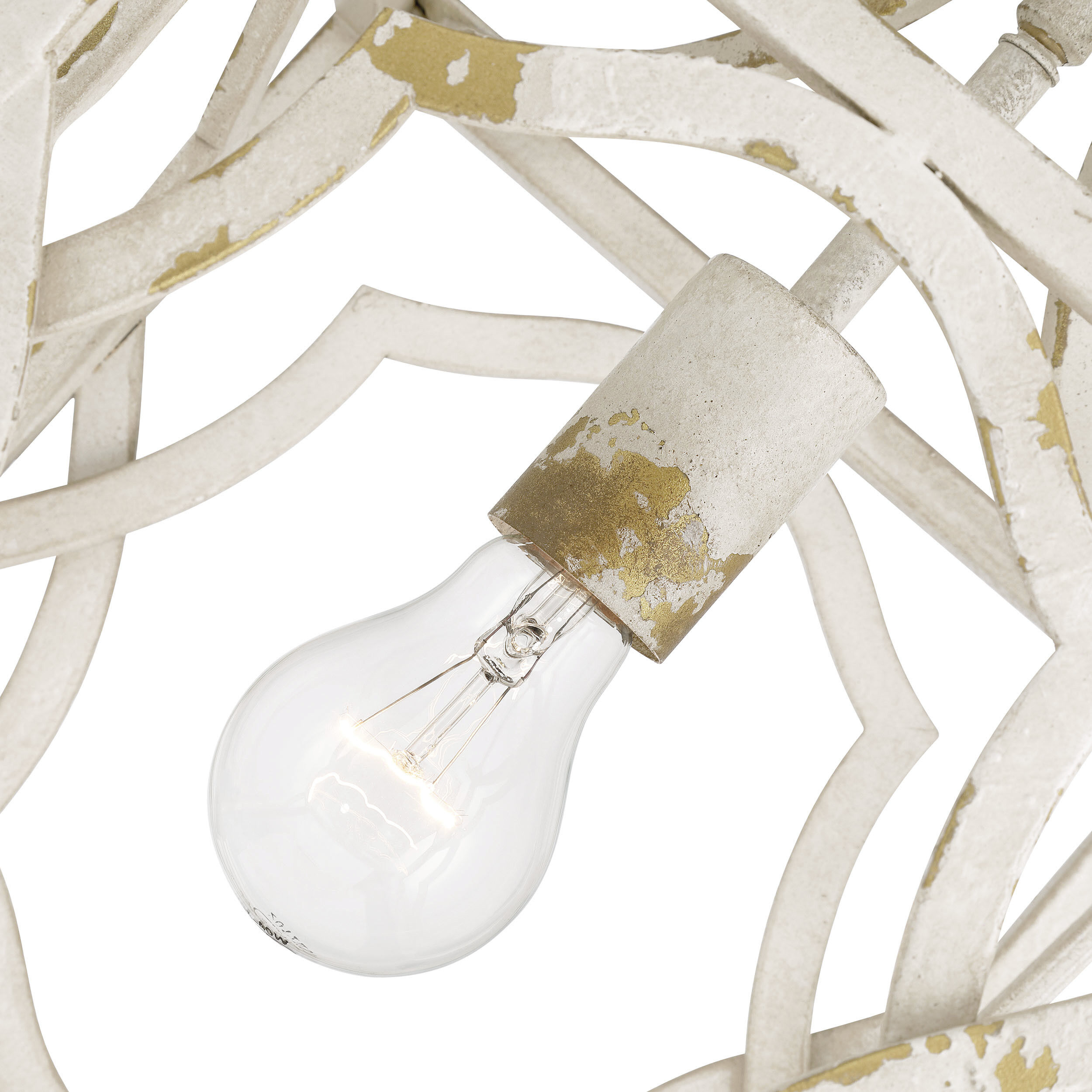 Laurent 1 Light 9 inch Antique Ivory Pendant Ceiling Light