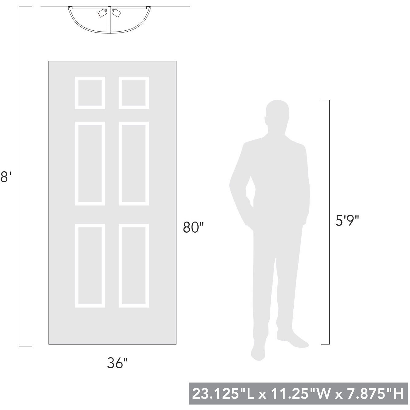 Colson 4 Light 23.13 inch Olympic Gold Flush Mount Ceiling Light in No Shade, Damp