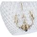 Adeline 3 Light 11.13 inch Modern Brushed Gold Pendant Ceiling Light