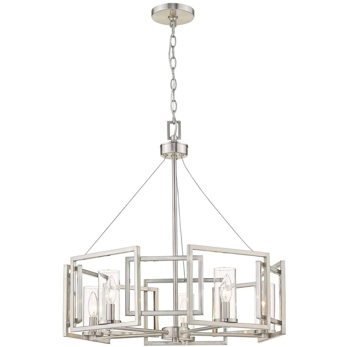 Marco 5 Light 24.5 inch Pewter Chandelier Ceiling Light
