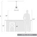 Duncan 1 Light 14 inch Matte Black Pendant Ceiling Light, Large