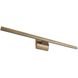 Vireo LED 31.75 inch Walnut Bath Bar Wall Light