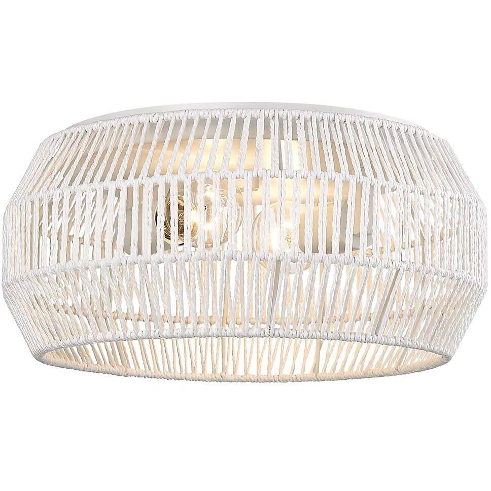 Marlee 2 Light 14.13 inch Matte White Flush Mount Ceiling Light