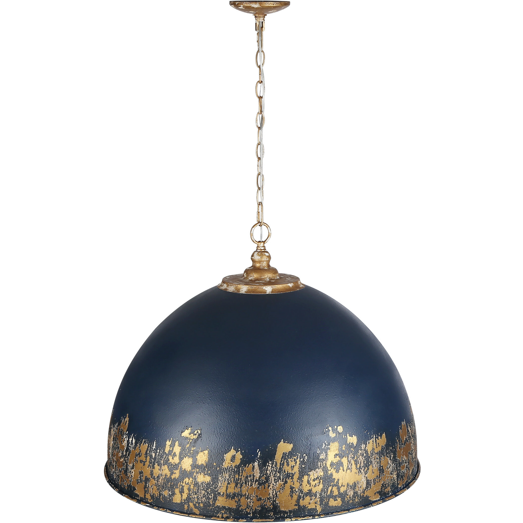 Alison Pendant Ceiling Light in Antique Matte Navy