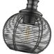 Calypso 1 Light 7.63 inch Matte Black Mini Pendant Ceiling Light