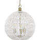 Florence 3 Light 18.5 inch Brushed Champagne Brass Pendant Ceiling Light