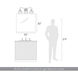 Audra Vanity Wall Light in Chrome