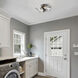 Samara 2 Light 15.38 inch Matte Black Semi-Flush Mount Ceiling Light
