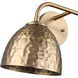Shepard 2 Light 15.5 inch Modern Brass Vanity Light Wall Light