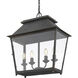 Abingdon Pendant Ceiling Light in Antique Black Iron