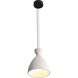 Aethera LED 9.88 inch White Sandstone Cement Pendant Ceiling Light