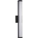Rodara LED 24.38 inch Matte Black Outdoor Wall Sconce