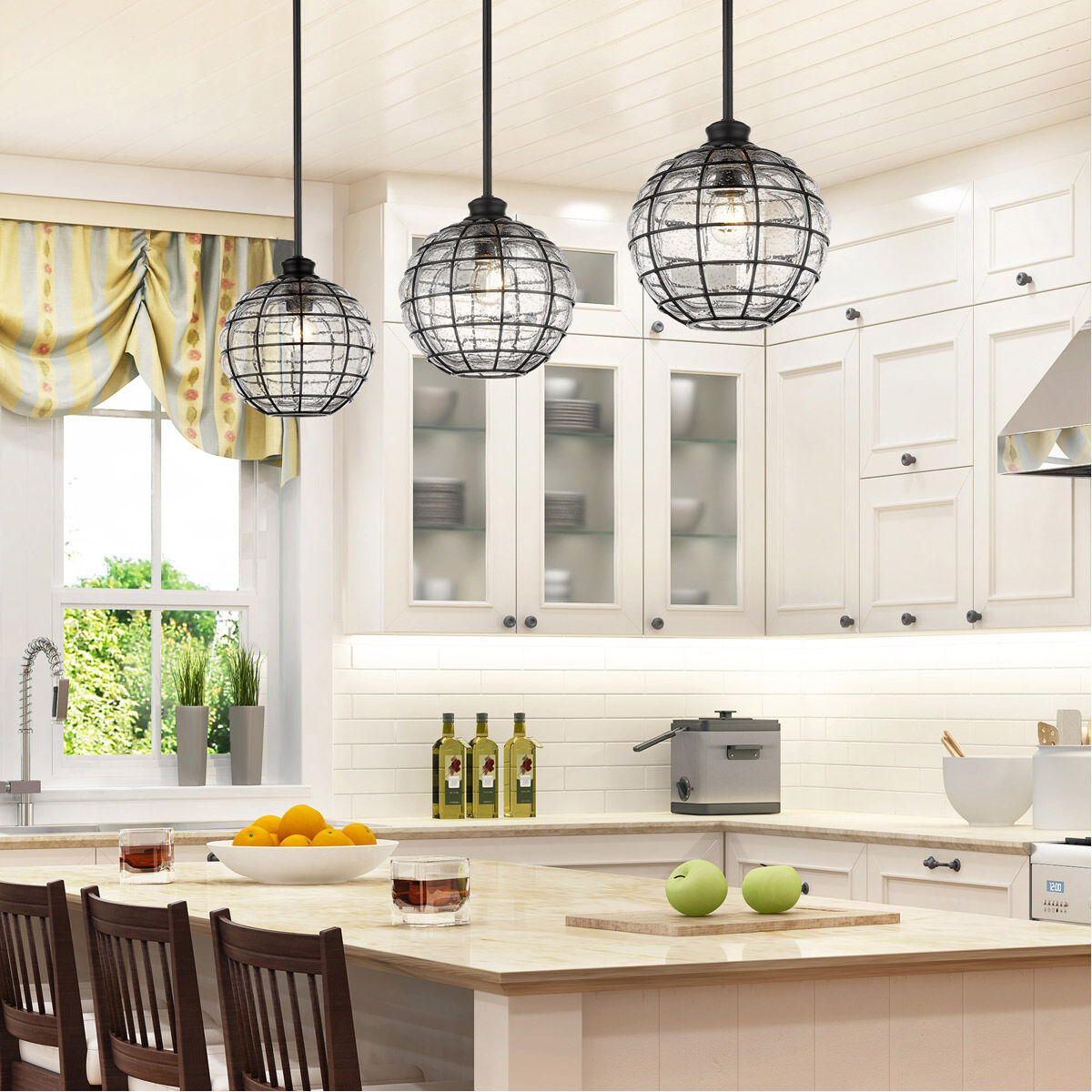 Golden Lighting 1096 S BLK SD Powell 1 Light 10 inch Matte Black