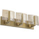 Aenon 3 Light 21.75 inch Brushed Champagne Brass Vanity Light Wall Light