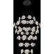 Ziva Celestia 57 inch 4.00 watt Chrome Chandelier Ceiling Light, 6 Tier
