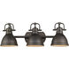 Yep Duncan Vanity Wall Light in Rubbed Bronze