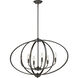 Colson Island Light Ceiling Light in Etruscan Bronze, No Shade