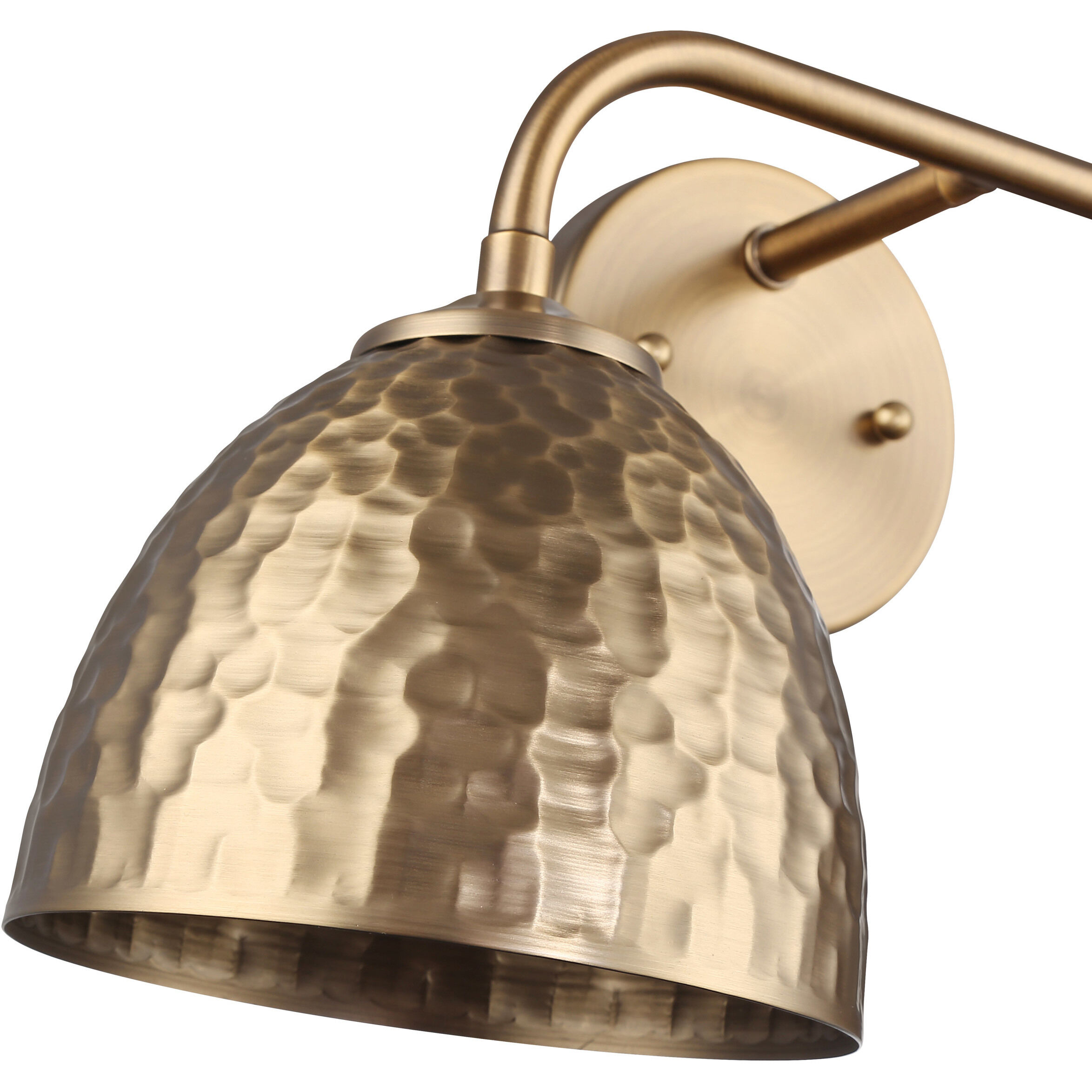 Shepard Vanity Wall Light in Modern Brass