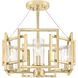 Marco Pendant Ceiling Light in White Gold