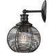 Calypso 1 Light 7.5 inch Matte Black Wall Sconce Wall Light