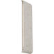 Stela 1 Light 6.25 inch White Travertine Outdoor Wall Light