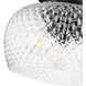 Adeline 3 Light 14 inch Matte Black Flush Mount Ceiling Light