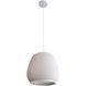 Tela LED 17.75 inch Sand Yellow Pendant Ceiling Light