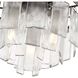 Ciara 3 Light 13 inch Peruvian Silver Flush Mount Ceiling Light