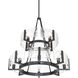 Aenon 12 Light 32 inch Matte Black Chandelier Ceiling Light
