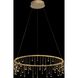 Lucerna 25.63 inch 29.46 watt Stainless Steel Gold Chandelier Ceiling Light