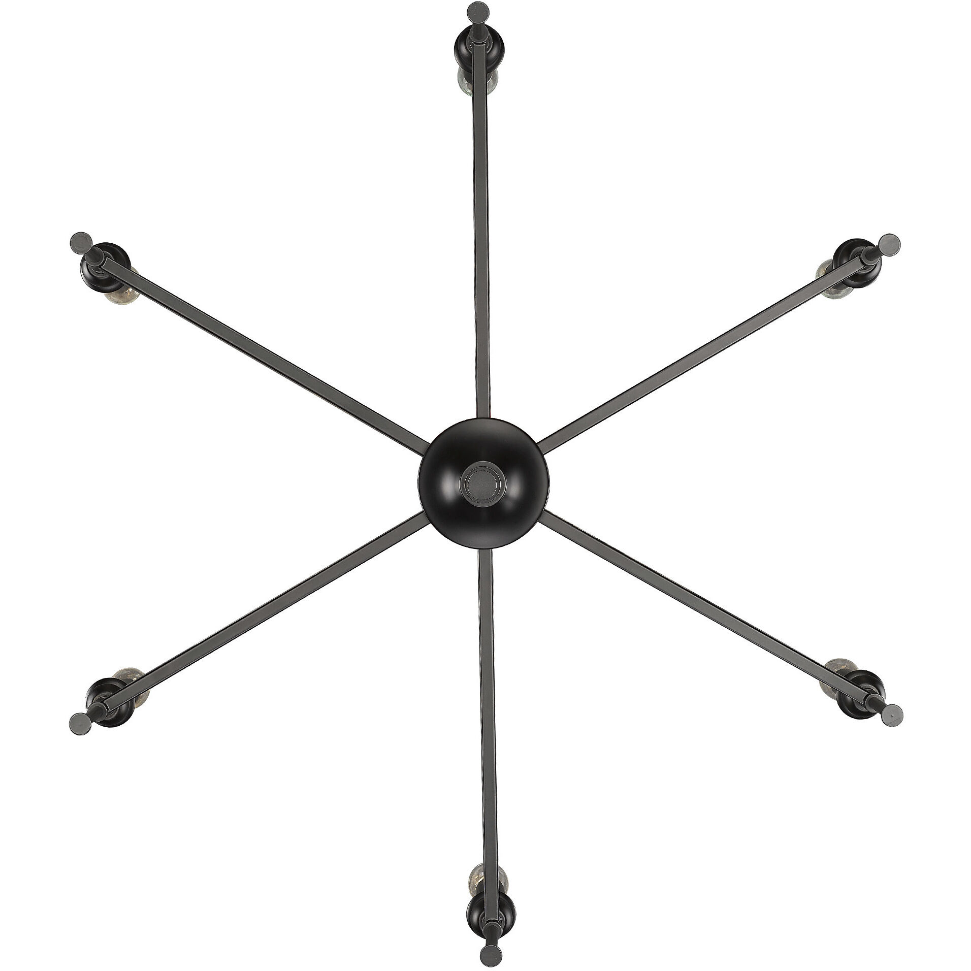 Landon 26 inch 60.00 watt Matte Black Chandelier Ceiling Light