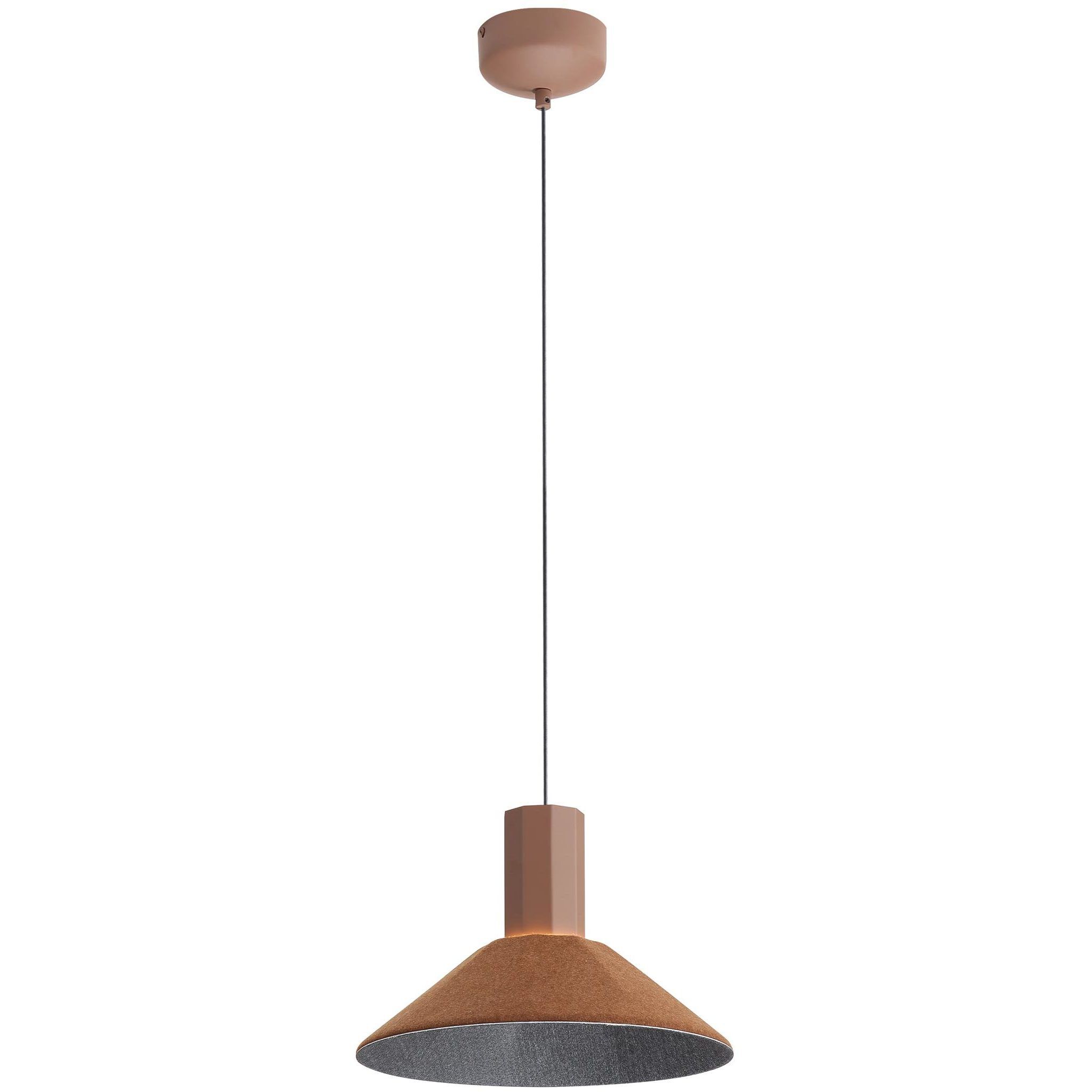 Faroe Pendant Ceiling Light in Coffee/Black