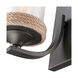 Chatham 1 Light 8 inch Gunmetal Bronze Bath Vanity Wall Light 