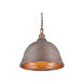 Bartlett 2 Light 17 inch Copper Patina Pendant Ceiling Light, Large