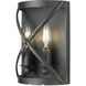Alcott Wall Sconce Wall Light in Antique Black Iron
