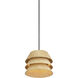 Yep Aalto 2 Light 8.63 inch Light Walnut Pendant Ceiling Light