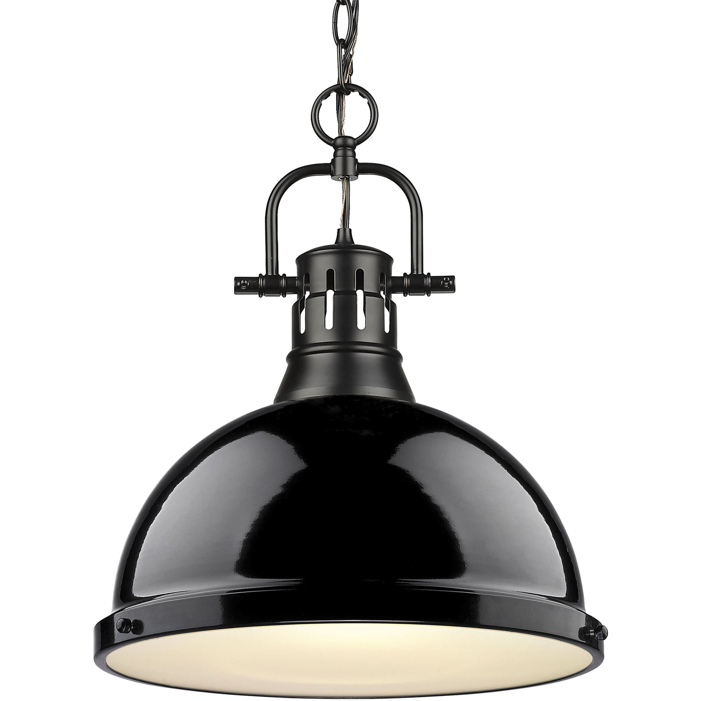 Yep Duncan 1 Light 14 inch Matte Black Pendant Ceiling Light, Large