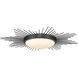 Kieran LED 24 inch Matte Black Flush Mount Ceiling Light