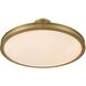 Cameron 1 Light 30 inch Brushed Champagne Brass Semi-Flush Mount Ceiling Light
