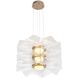 Vetrina LED 23.38 inch Light Gold Pendant Ceiling Light