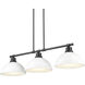 Yep Duncan Island Light Ceiling Light in Matte Black, Matte White