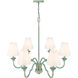 Cheshire 31.25 inch 60.00 watt Antique Teal Chandelier Ceiling Light