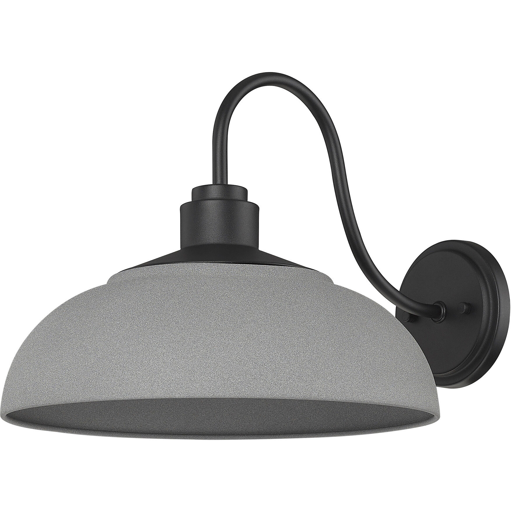 Yep Levitt 1 Light 17.88 inch Natural Black Outdoor Wall in Natural Gray